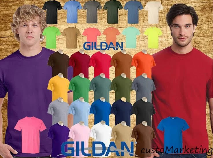 Gildan Men's Heavy Cotton Plain Blank Short Sleeve T-Shirt All Colors 5000 S-3XL