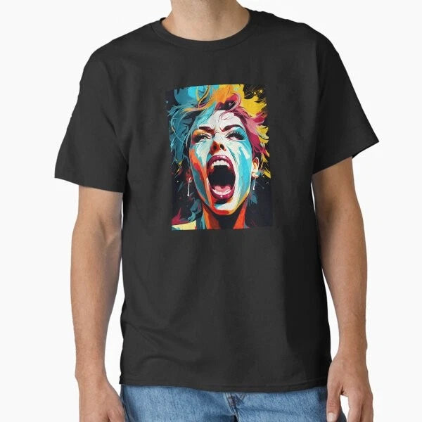 Female rage, pop art Classic T-Shirt T-Shirt Made in US/AUS Size S-2XL
