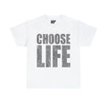 Retro Choose Life Graphic Tee Shirt
