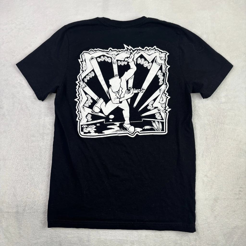 The Suicide Machines Black Short Sleeve Graphic Band Punk Shirt Men's Medium
