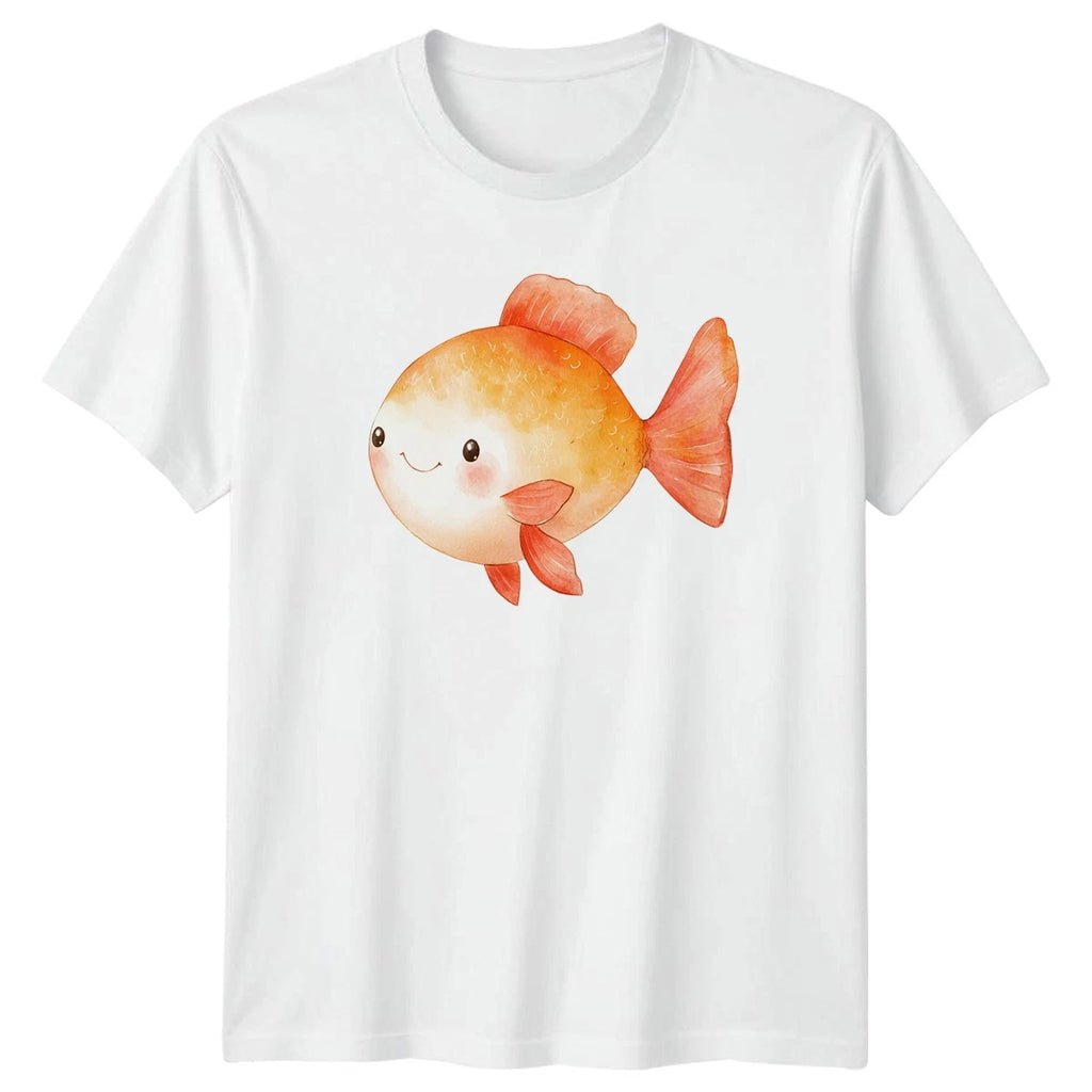 Cute Watercolor Goldfish T-Shirt Ocean Life 2026 Gift For Him And Her
