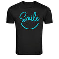 Smile Face Graphic T-Shirt Minimalist Happy Positive Vibes Tee
