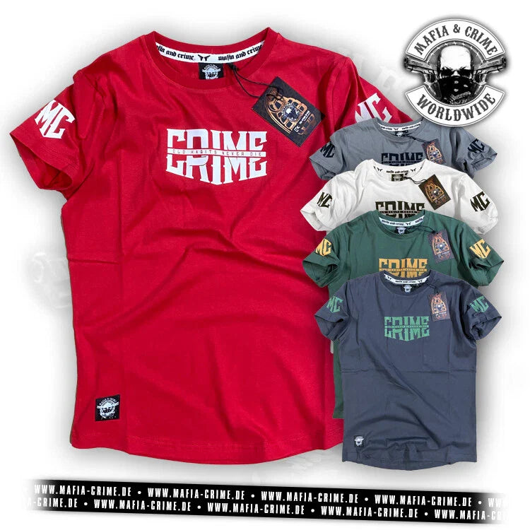 Mafia & Crime Shirt Rounded / MC CRIME \ S-5XL / Al Capone Loyalty La Familia