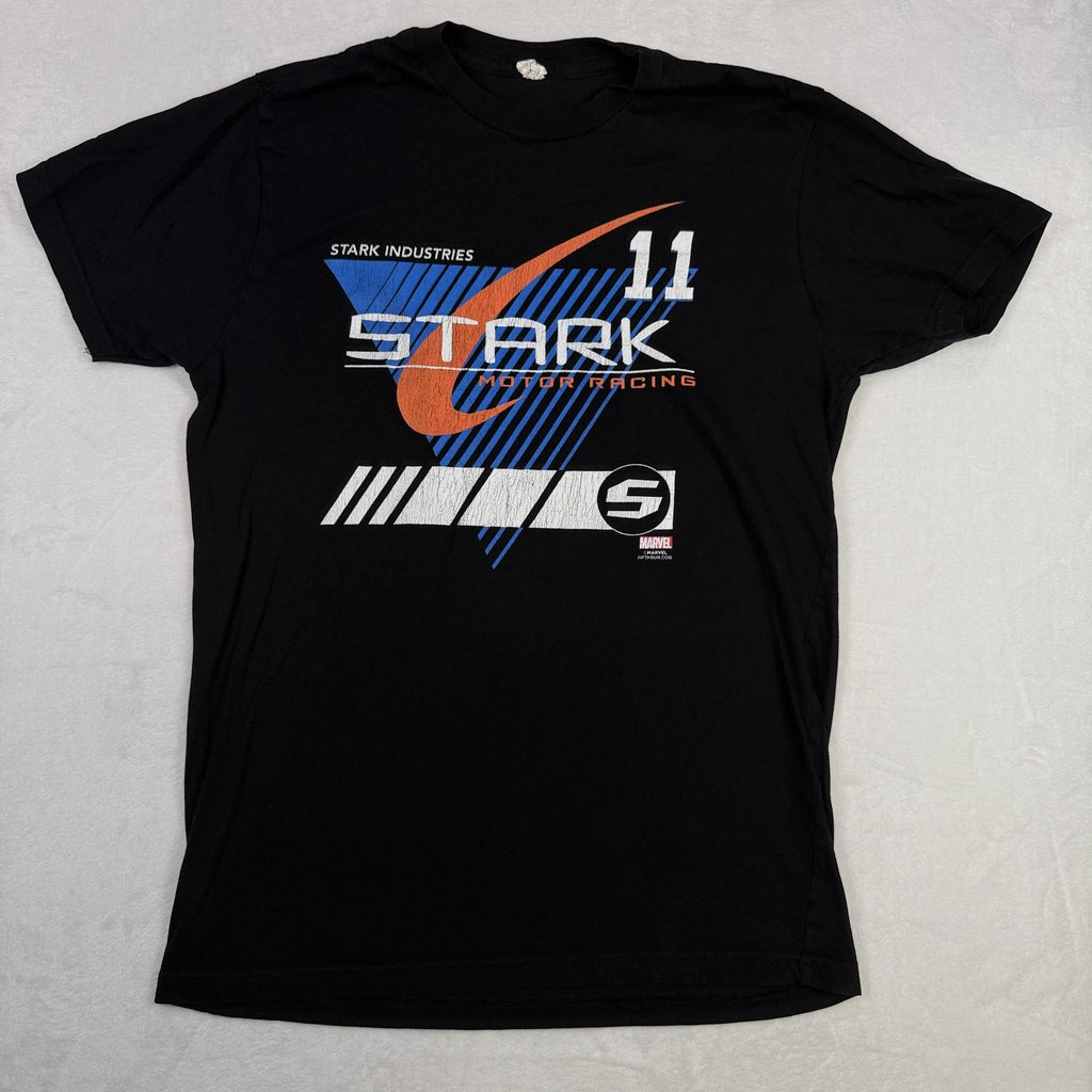 Stark Industries Men's Graphic T-Shirt Size S Black Short Sleeve Motor Racing