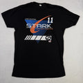Stark Industries Men's Graphic T-Shirt Size S Black Short Sleeve Motor Racing