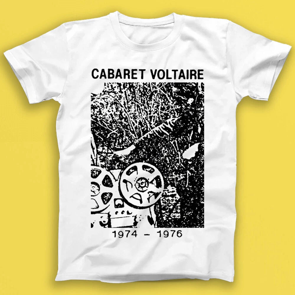 Cabaret Voltaire 1974 to 1976 Electronic Music Gift Tee T Shirt 2005