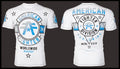 AMERICAN FIGHTER White SILVERLAKE Athletic Graphic T-shirt NWT