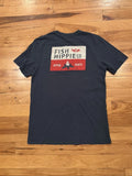 Fish Hippie Co Men’s Medium Short Sleeve Crew T Shirt Blue After Party Cotton