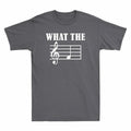 Graphic F The Funny What Cotton Note T-Shirt Musical Men's Gift Note Musical