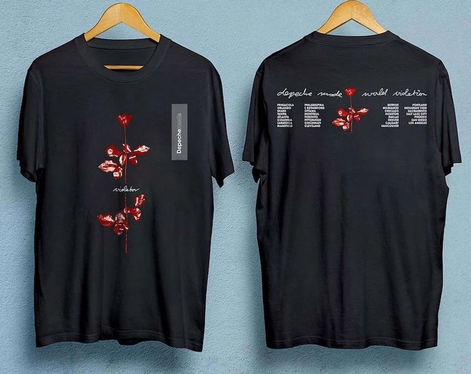 90s Depeche Mode Violator US Tour T-Shirt, Vintage 1990 Violator US Tour T Shirt