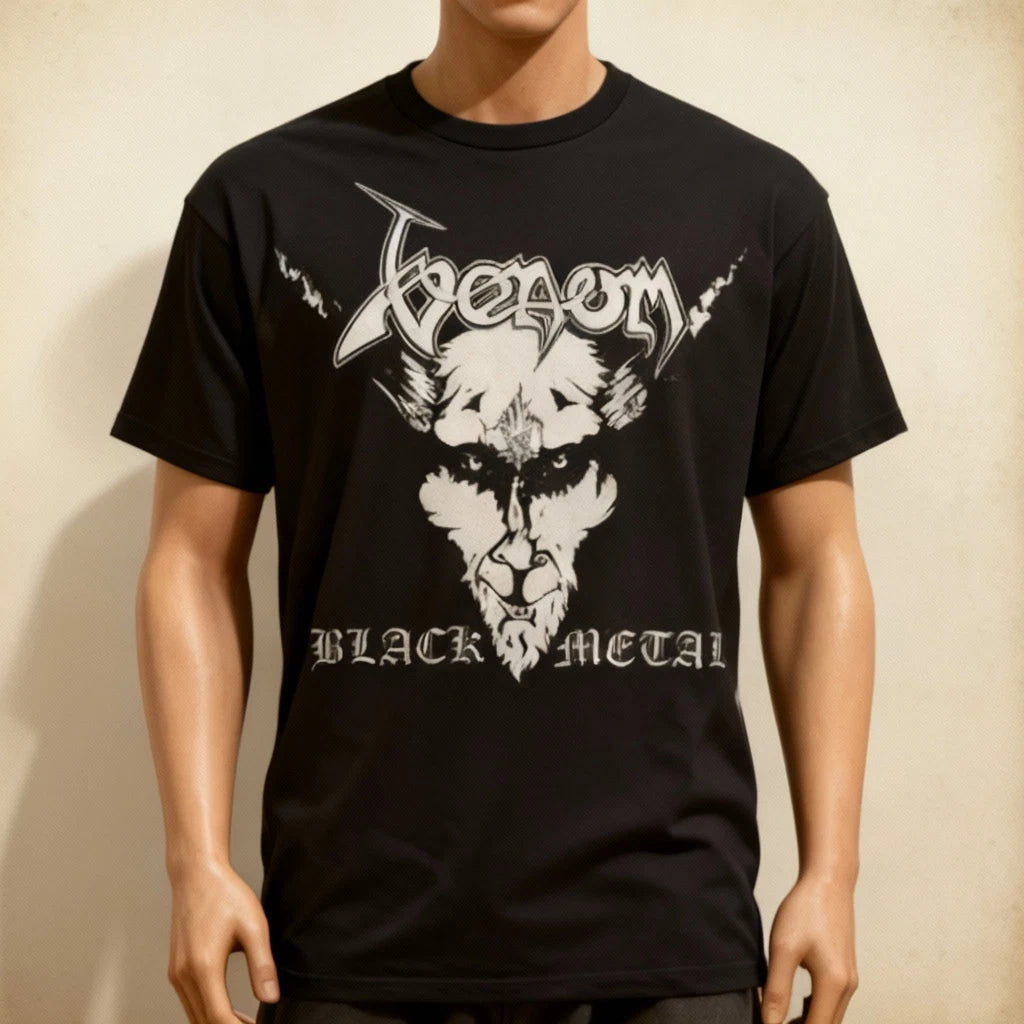 NWT! Collection Venom Band Black Metal Black T Shirt All Size S-5Xl