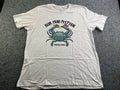 Blue Crab Festival Palatka FL Graphic T Shirt 2XL Far Out Funny Peace Crab