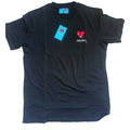 NEW Keith Haring x Shoe Palace Black Graphic T-Shirt 100% Cotton Men's Size Med