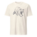 Vintage Raccoon Shirt Dark Blue Nature Graphic Tee Aesthetic Wildlife