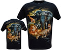 New Lion Tiger Elephant Giraffe Cute Jungle Animals T Shirt S - 3XL By Wild