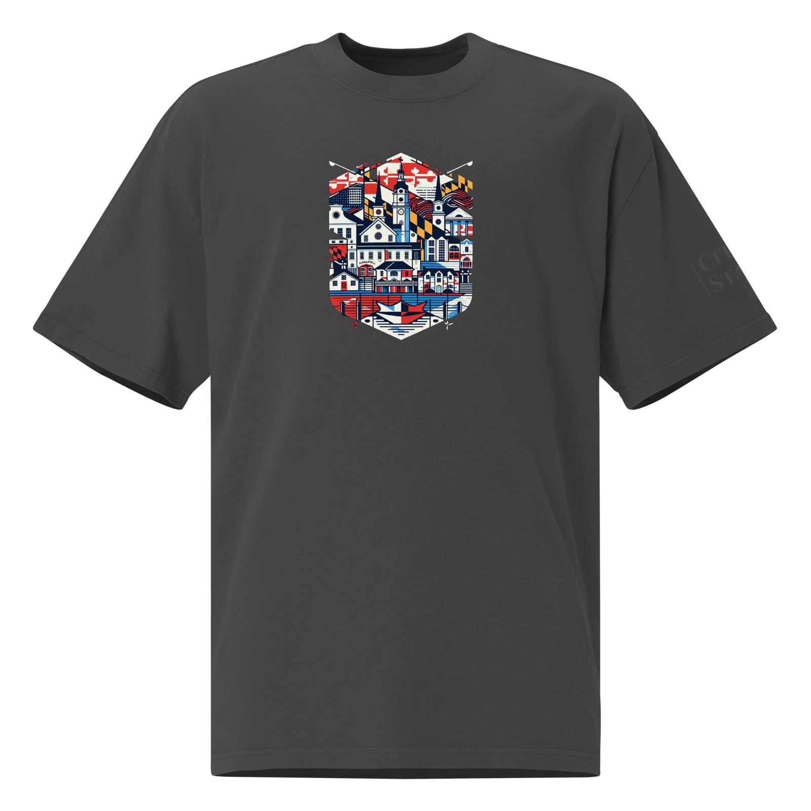 Oversized faded t-shirt (MARYLAND)