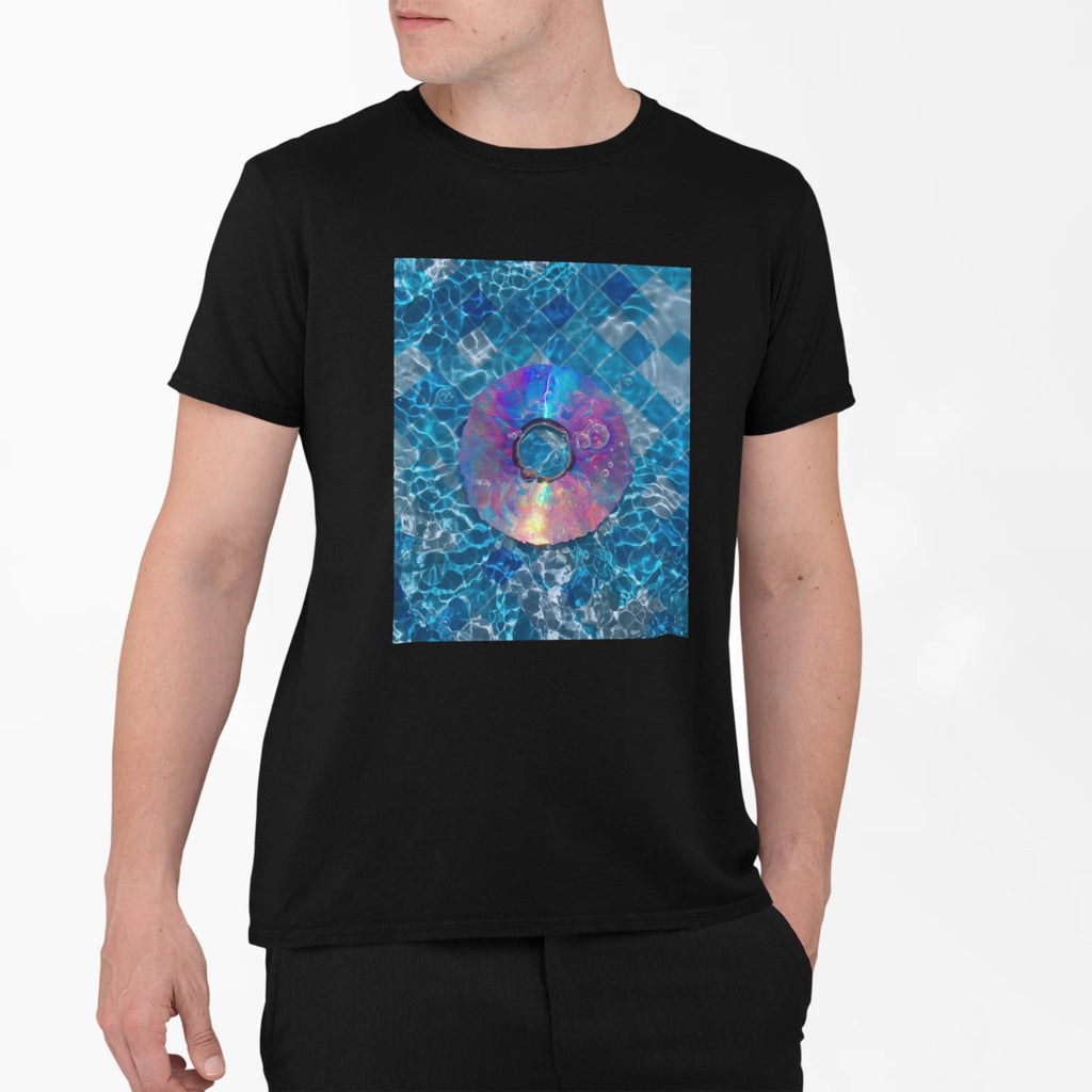 Pool Disc Water Waporwave Aesthetic Printed Cotton Men's T-shirt Top Tee Comfort