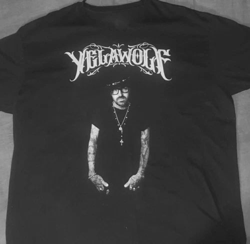 Vintage Yelawolf Hip Hop T-shirt Black Cotton Unisex