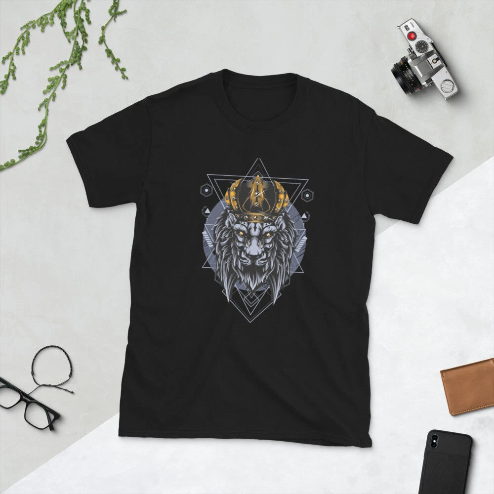 Pop Art Lion And Wildlife. Lions Club. Big Cats In The Jungle