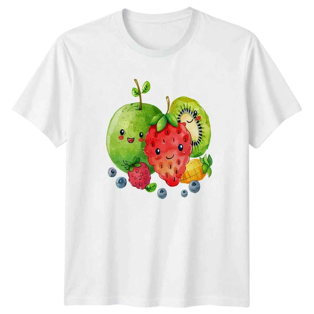 Kawaii Fruit T-Shirt Summer Aesthetic Gift For Him And Her