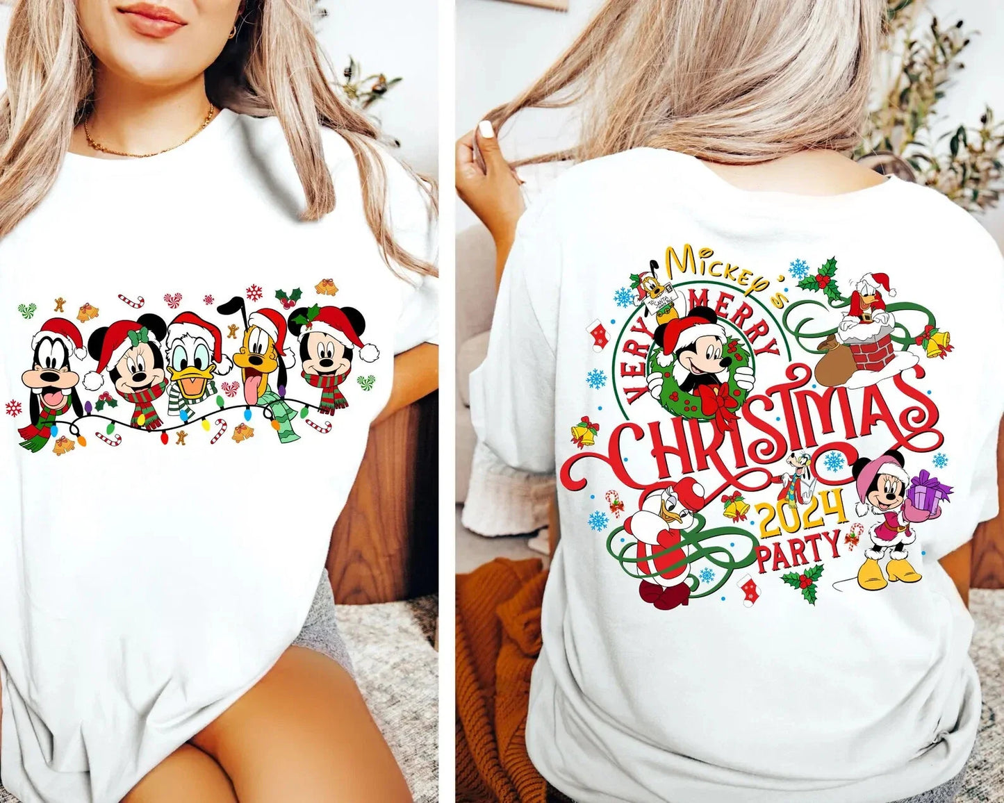 2-Sided Very Merry Christmas Shirt  Friends Group Christmas Gift , Gift For Xmas