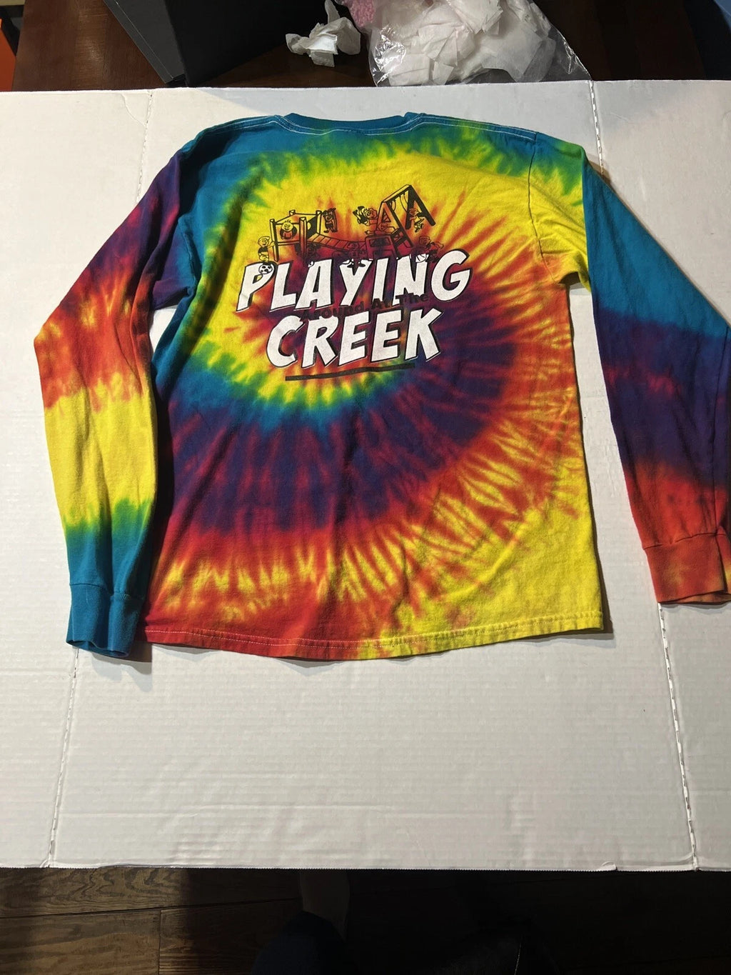 Boho Womens Tye Die Long Sleeve T Shirt Medium EUC