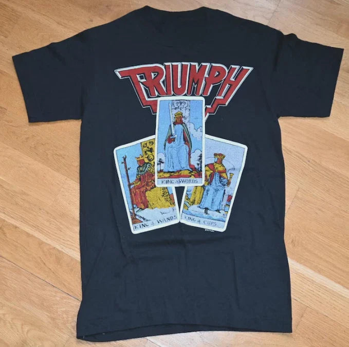 Vintage Graphic TRIUMPH The Sports Of Kings Concert Tour 1986 T-Shirt