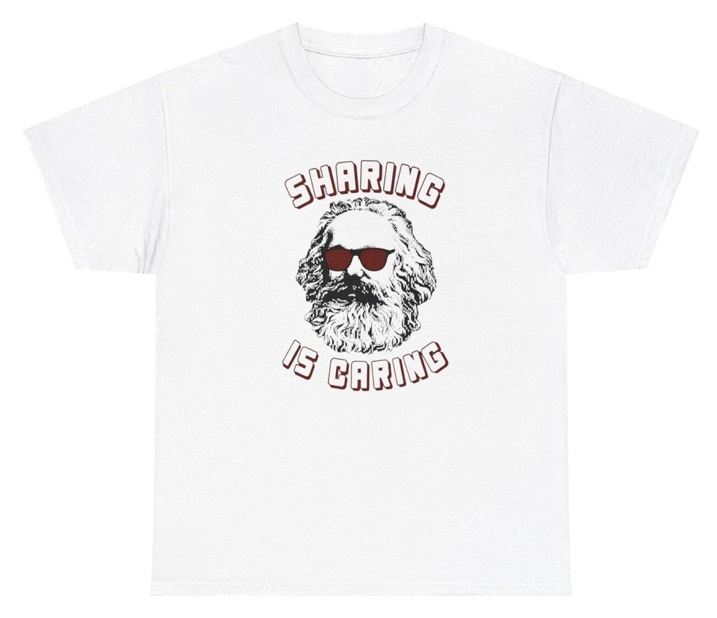 Sharing Is Caring Karl Marx Communist T Shirt Funny Sarcastic Communism Gift Tee