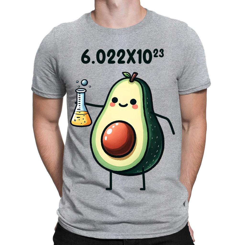 Avogadros Number Avocado Funny Beaker Chemistry Science Lover Mens T-Shirts #BAL