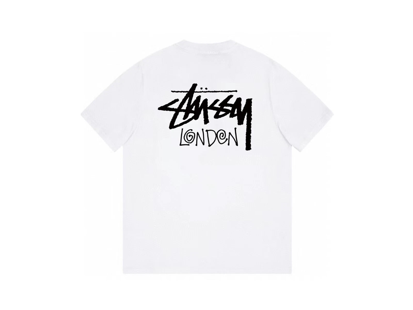 Stussy tee city London Black / white / blue t shirt
