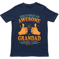 This is What an Awesome Grandad Looks Like T Shirt - Gift for Men, Women, kids