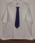 Vintage Suit and Tie T Shirt Funny Office Gag Adult Size 2XL