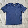 Best Made Co T-Shirt Blue Supima Cotton Short Sleeve Pocket Tee USA Classic L