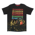 Contender "Dynamite" K-Pop Art Graphic Men's Black T-Shirt