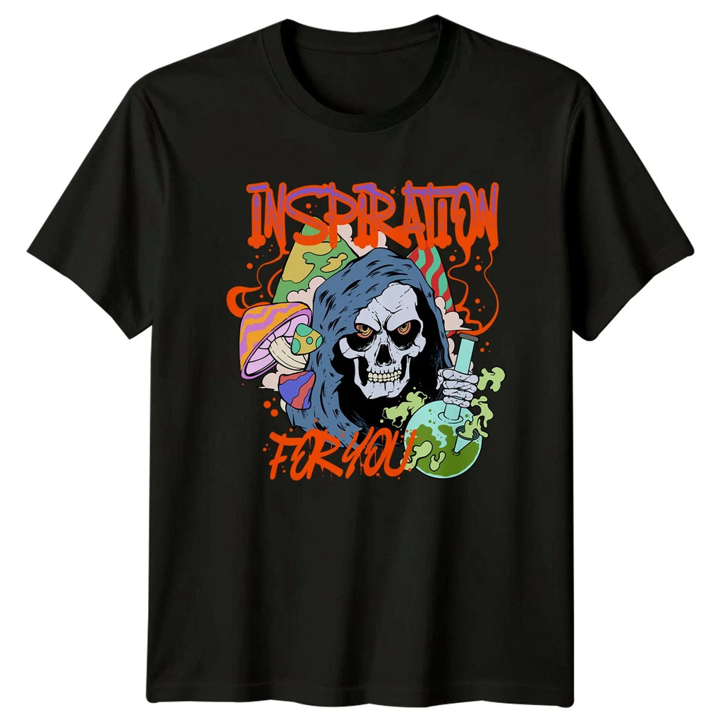 Inspiration For You Grim Reaper Psychedelic Art Men Women Graphic Tee