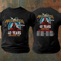 Helloween 40th Anniversary North American Tour 2026 Schedule Dates T-shirt