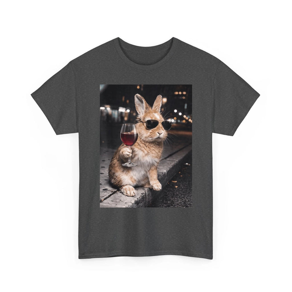 Funny Wine Glasses Bunny Eggs Happy Easter Day Drink Team Unisex T-Shirt