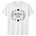 Boho Seele Im Herbstgewand Womens T-Shirt Boho Lifestyle Autumn Gift For Her
