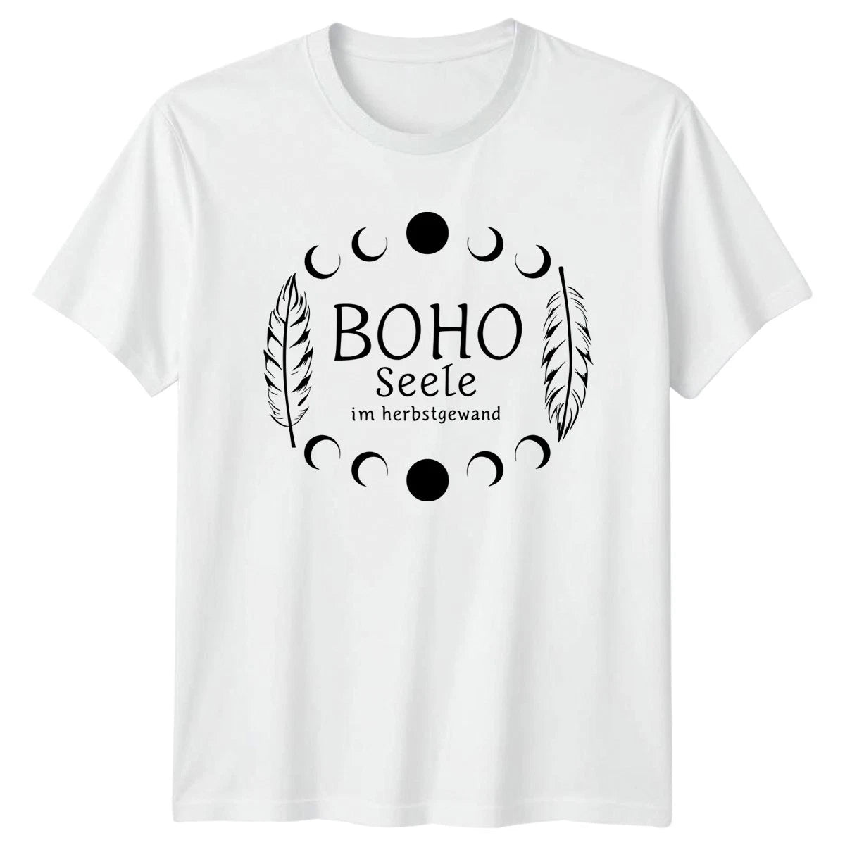 Boho Seele Im Herbstgewand Womens T-Shirt Boho Lifestyle Autumn Gift For Her