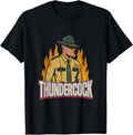 Officer Thundercock Funny Gigachad Meme College Football Gag T-Shirt