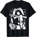 Creepy Horror Bunny Anime Manga Alt Kawaii Harajuku T-Shirt