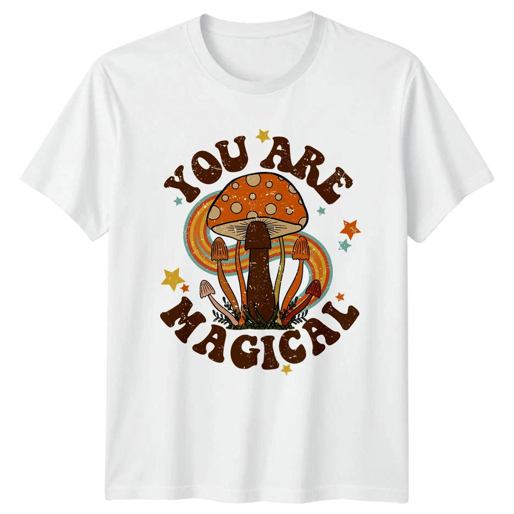 You Are Magical T-Shirt Mushroom Hippie Boho Nature Birthday Gift