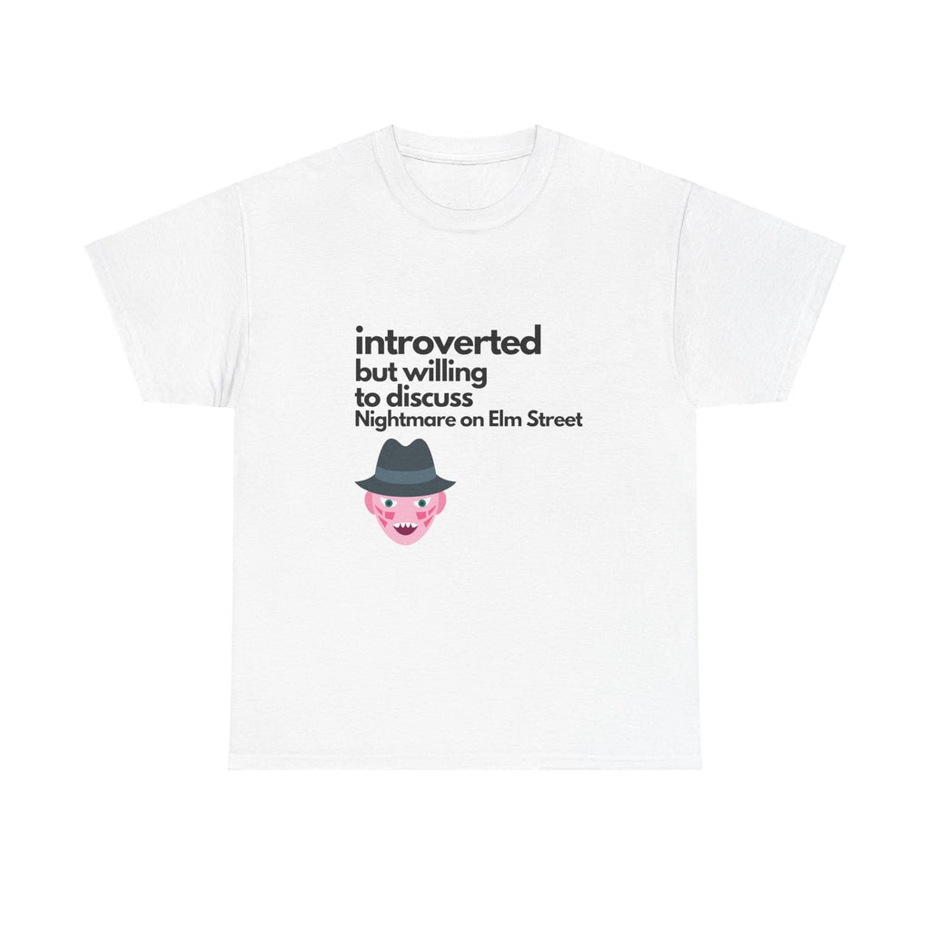 Introverted But Willing To Discuss Nightmare on Elm Street Tee
