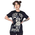 Heartless FU Reaper Unisex T-Shirt • Ships in 2-4 Weeks • Gothic