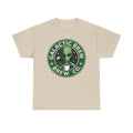 Galactic Brew Alien Coffee Logo Tee | Space Coffee Shirt