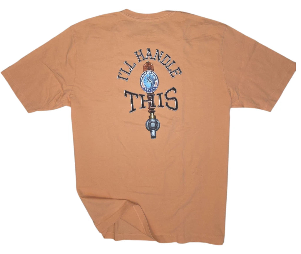 Tommy Bahama Men's T-Shirt--2nd Quality "Pit Crew "Sizes Large only-% 100 Cotton