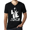 Men's Graphic T-Shirt V Neck Love Juice Eco-Friendly Limited Edition