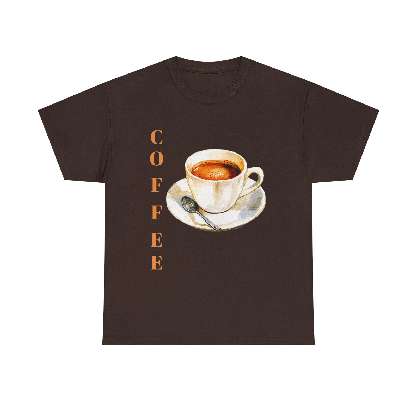 Coffee Lover Unisex Heavy Cotton T-Shirt, Summer Tee, Great Gift for Baristas.