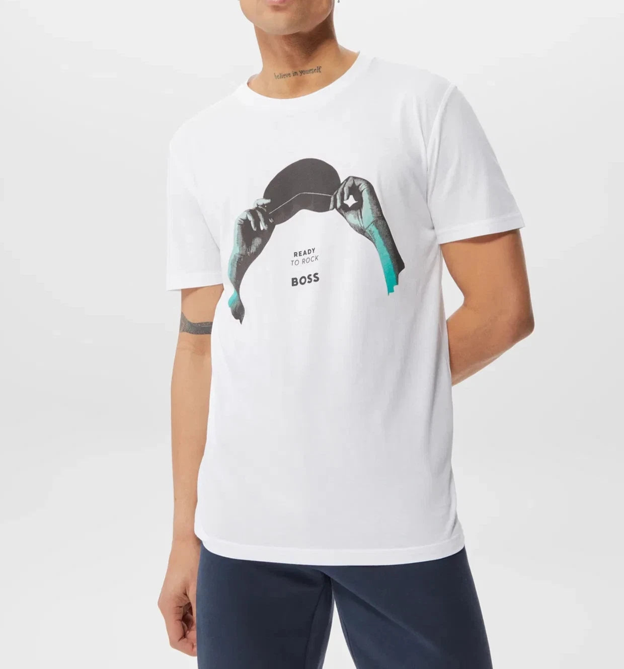 BOSS (Hugo Boss) Men’s “Ready to Rock” Graphic T-Shirt