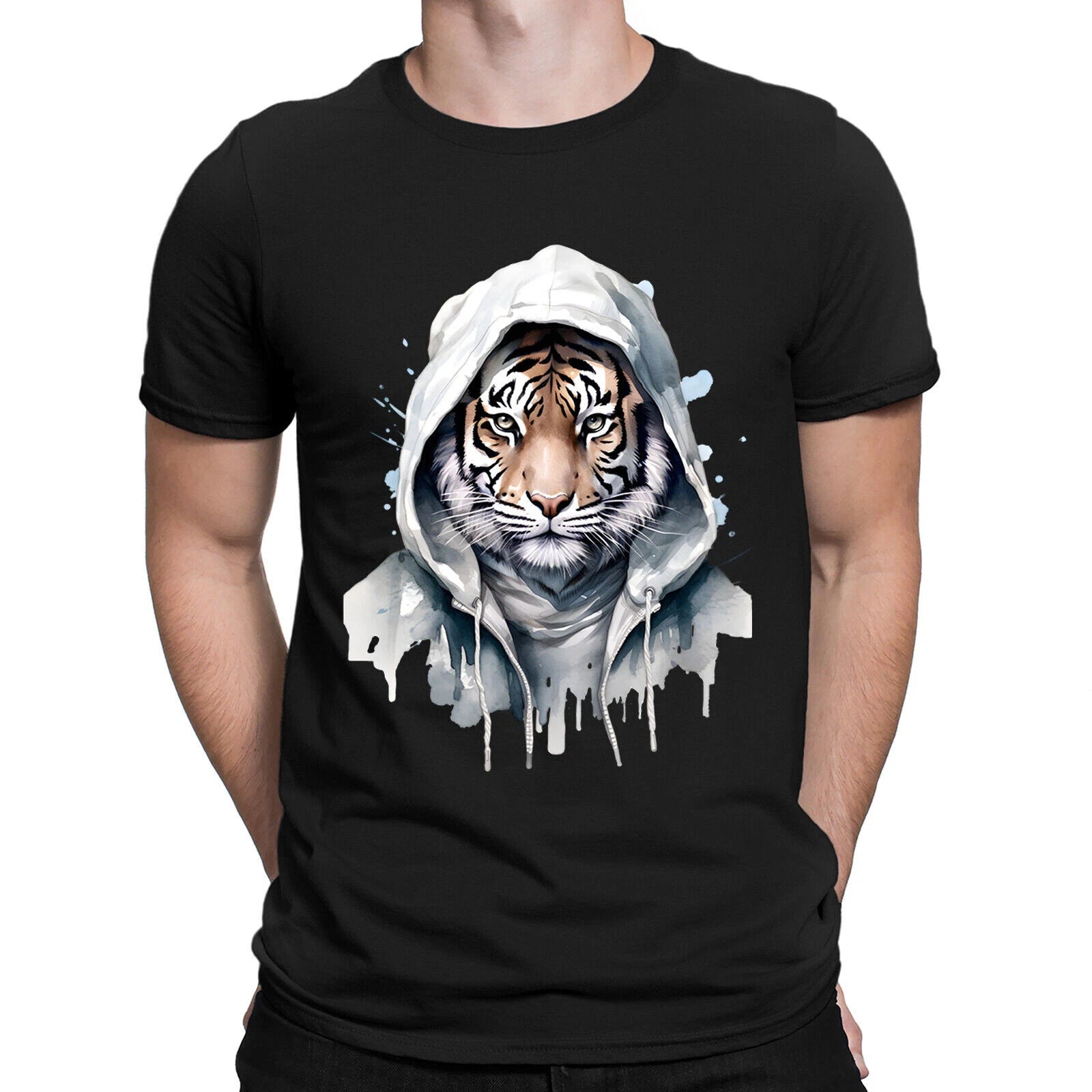 Tiger Wild Cat Wildlife Lion Animals Lovers Gift Mens Womens T-Shirts Top #DNE